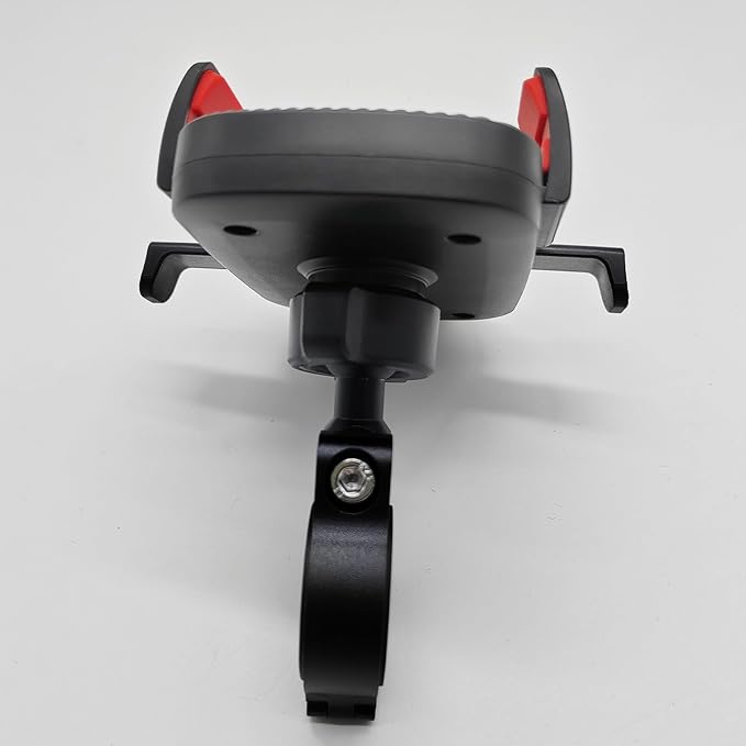 Bike Phone Mount,Motorcycle Phone Mounts, Aluminum Alloy Mounting Base Handlebar Cellphone Holder for Bicycle Motorcycle ATV Mirror Pole Fits 4''-7'' Smartphones (Bike Phone Mount)
