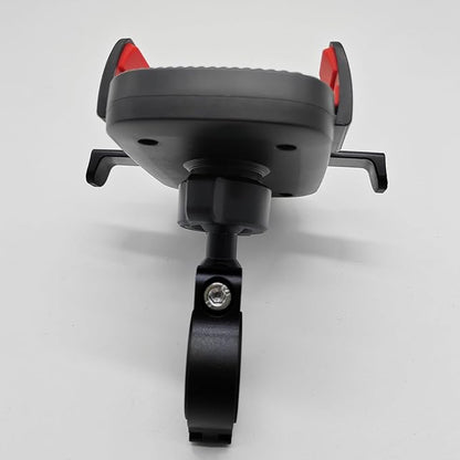 Bike Phone Mount,Motorcycle Phone Mounts, Aluminum Alloy Mounting Base Handlebar Cellphone Holder for Bicycle Motorcycle ATV Mirror Pole Fits 4''-7'' Smartphones (Bike Phone Mount)