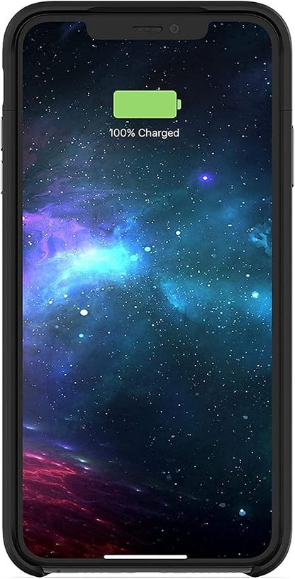 mophie Juice Pack Wireless Charging Protective Battery Pack Case for iPhone Xs Max (Renewed) (Black)