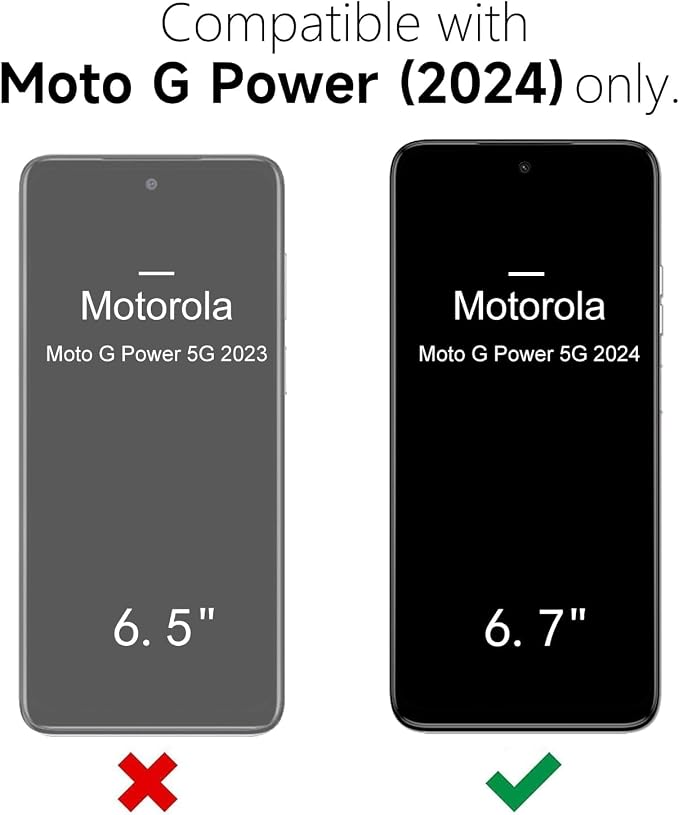 oakxco for Motorola Moto G Power 5G 2024 Phone Case Liquid Silicone, Thin Slim Soft Rubber Gel TPU Plain Simple Cover for Women Girl Cute, Matte Solid Color, Light Pink