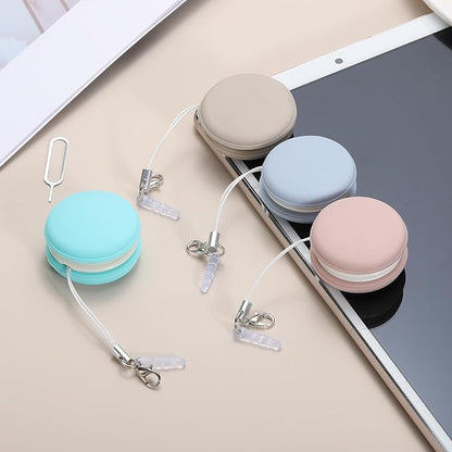 MECCANIXITY 3Pcs Screen Cleaners Blue Khaki Pink Phone Screen Cleaning Wipes, Fingerprint Proof Cleaning Ball for Mobile Phones, Computers, Tablet Touchscreens, Car Screens