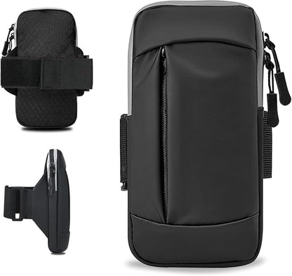 Phone Holder for Running Armband Cell Phone Holder for iPhone 17 16 16e 15 14 13 12 11 Pro Max Xs Xr X Plus Galaxy Ultra Note Carrier Bag Pouch,Gym Sports Arm Bands Sleeve Fit Women Men Kids