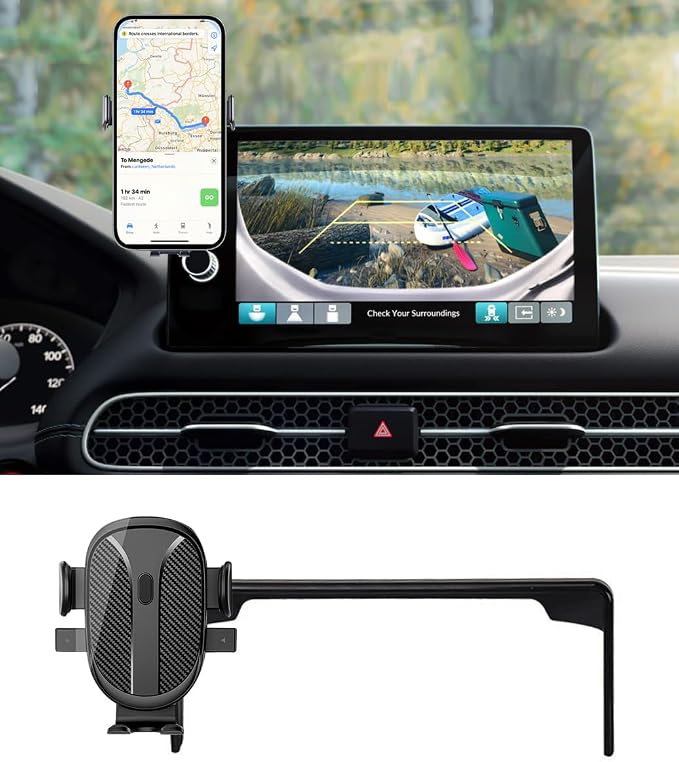 Car Phone Holder for Honda HRV 2023 2024 2025 2026 & CRV/CR-V 2023 2024 2025 2026 Accessories 7/9-inch Screen Dash Mount Cell Phone Holder for Most Smartphones Auto Interior Accessories