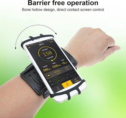 Wristband Phone Holder for Running, 360 Degree Rotation Sports Armband Phone Holder for Running Armband for 13 Pro, for for, for for, for Hiking