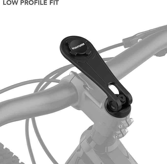 Rokform - Bike Mount, Adjustable Bicycle Phone Holder Fits Any Road or Mountain Bike with 1-1/8" Threadless Steer Tube, Compatible with Rokform Twist Lock Cases and Accessories (Black)