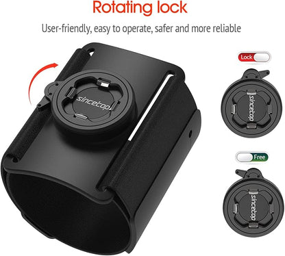 Running Armband Phone Holder for Hiking,Quick Release Attach/Detach Smartphone Mount,Sports Fitness, Detachable Workout Sports Armband,Compatible with iPhone Samsung Google【Series C-2nd Gen】