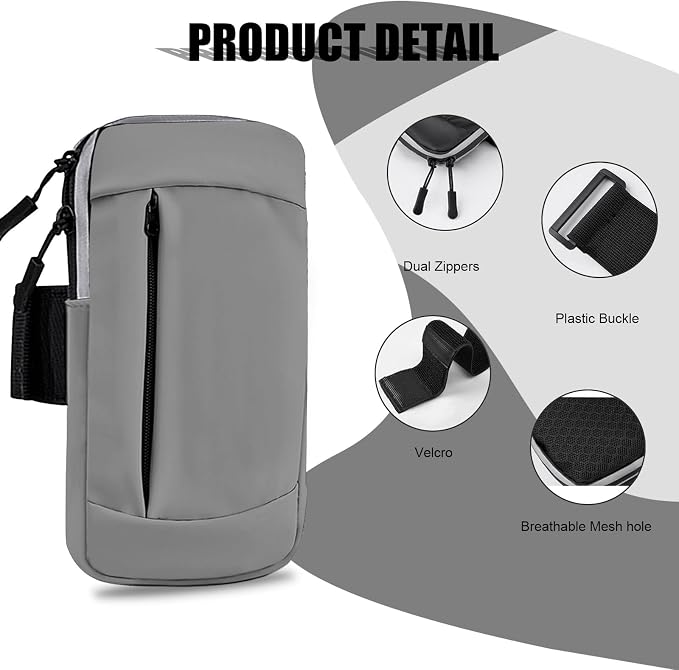 Phone Holder for Running Armband Cell Phone Holder for iPhone Armband 17 16 16e 15 14 13 12 11 Pro Max Xs Xr X Plus Galaxy Ultra Note Women Men Kids Bag,Workout Sports Arm Bands Sleeve Pouch