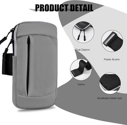 Phone Holder for Running Armband Cell Phone Holder for iPhone Armband 17 16 16e 15 14 13 12 11 Pro Max Xs Xr X Plus Galaxy Ultra Note Women Men Kids Bag,Workout Sports Arm Bands Sleeve Pouch