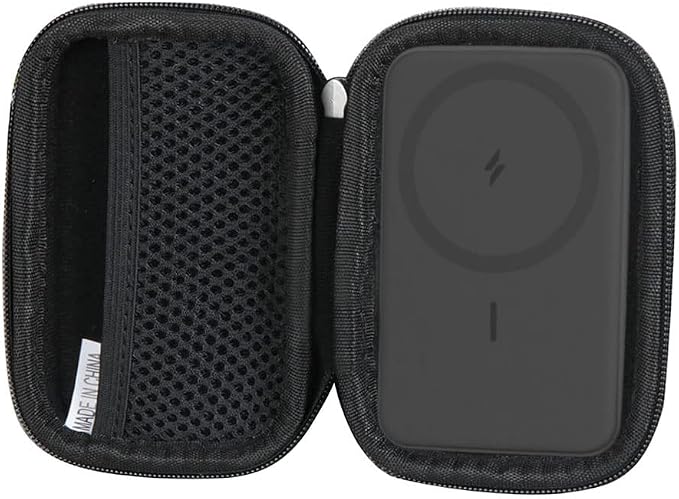 Hermitshell Hard Travel Case for Anker 622 / Anker 621 Magnetic Battery (MagGo), 5000mAh Foldable Magnetic Wireless Portable Charger (Black)