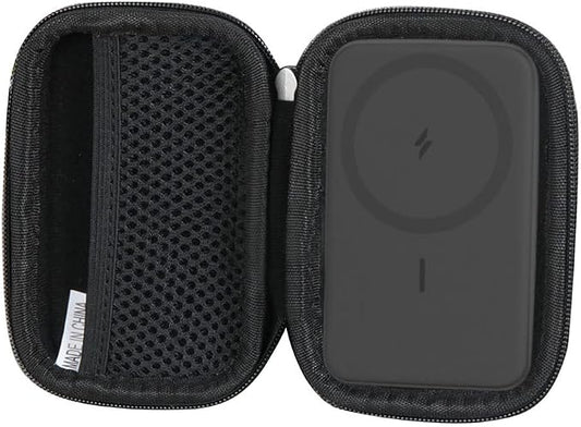 Hermitshell Hard Travel Case for Anker 622 / Anker 621 Magnetic Battery (MagGo), 5000mAh Foldable Magnetic Wireless Portable Charger (Black)