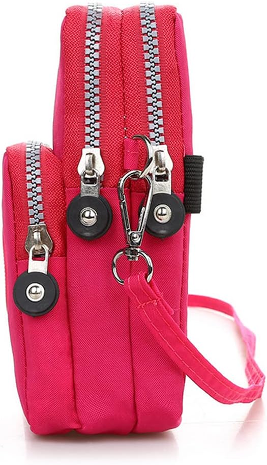 ZGMYC 3-Layers Cellphone Pouch Wristlet Purse Waterproof Sports Armband Shoulder Bag Wallet