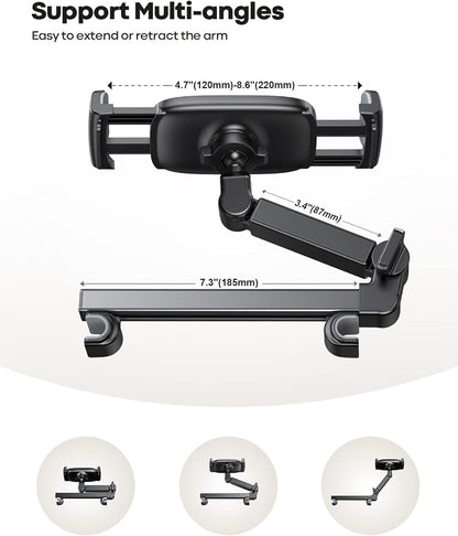 Lamicall 2024 Magnetic Twinkle Ring Phone Holder + Car Headrest Tablet Holder