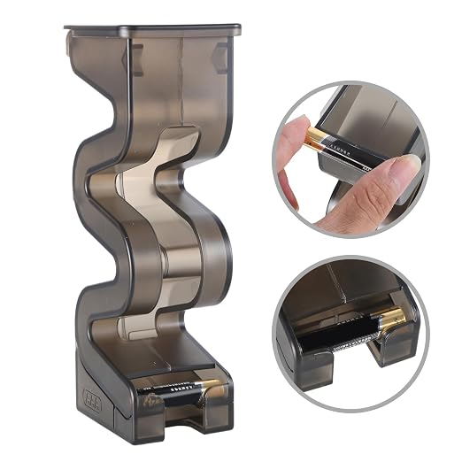 Vertical Battery Holder with Power Tester for AA/7 Cell for Organizing Gadgets at Offices Homes Use