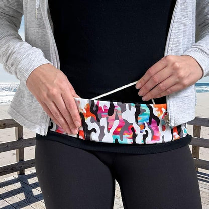 BANDI Plus Size Fanny Pack for Women – Travel-Ready Pocket Belt for Phone, Passport, Keys, Money, & Medical Devices, Adjustable Fit, Comfortable - Rio