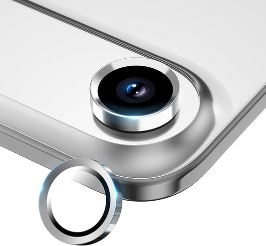 Camera Lens Protector for iPhone Air,Tempered Glass Metal Individual Camera Cover Screen[Anti-drop] Case Friendly- Cloud White