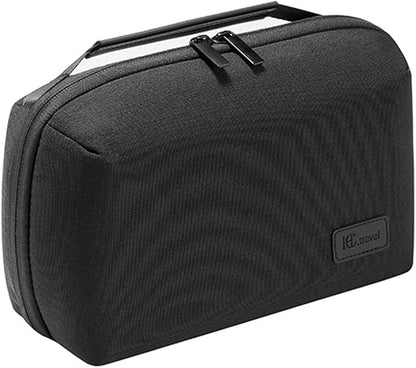 Kaxich Travel Electronics Organizer Pouch, Portable Cable Organizer Case | Waterproof Universal for Adapters Memory Cards, USB Cables (Black)