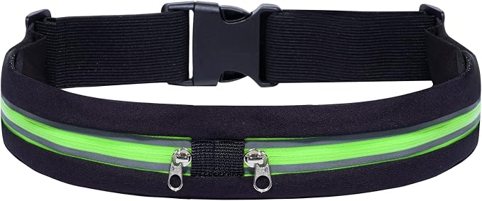 Running Belt Fanny Packs for women and men,Belt Bag for Hiking Cycling Workout,Reflective Fanny Packs for Men Runners Belt Compatible with iPhone13,12 pro,Travelling Money Phone Holder for Running