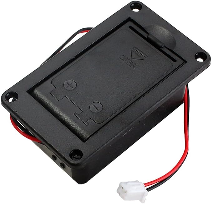 Ldabrye 1PC 9V Battery Holder for Case Box Cover for Guitar Bass Active Pickup Connector
