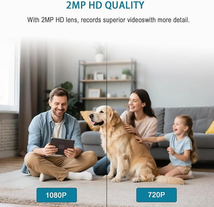 Two Way Video Camera,Dual-band 5G/2.4G Indoor Home Security Cameras,Baby Motion Pet Dog Camera with Phone App,Motion for Elderly/Nanny/Pet/Dog/Baby,Audio Calling Device Pan Til,Motion Detection