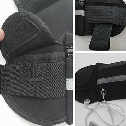 Slim Running Belt for Women Men,Runners Fanny Pack Phone Holder,Run Pouch Waist Belt for Workout Jogging,Money Belt Running Gift Gear Accessories(Black)