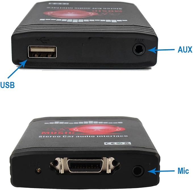 Bluetooth Car Kit, 3 in 1 Car Audio Input Adapter with AUX USB Bluetooth for Honda Accord Civic CRV Odyssey Fit Pilot Element Ridgeline Acura MDX TSX CSX