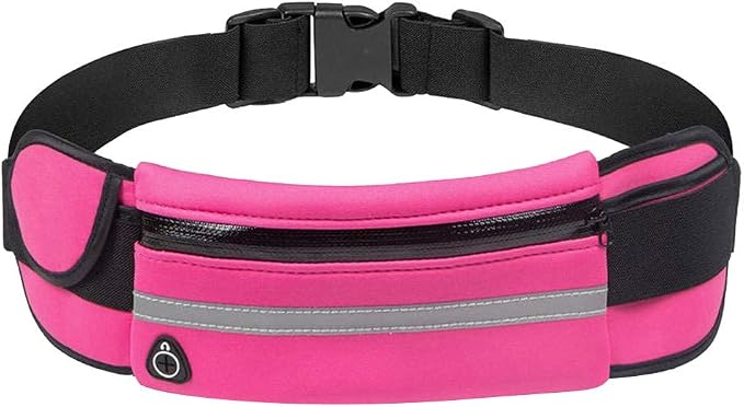 Slim Running Belts for Women, Waterproof Fanny Pack for Men,Phone Holder for Running,Reflective Waist Bag for Women,Runners Belt Pouch,Money Belt,Waist Pack for Running Travel Camping Workout