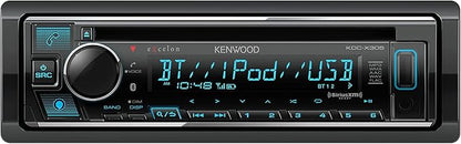 KENWOOD KDC-X305 CD Receiver, Bluetooth, Alexa Built-in, Front USB and AUX, Variable Illumination, SiriusXM Ready, Spotify, Pandora Link for iPhone or Android Phone | Plus SXV300V1 SiriusXM Tuner