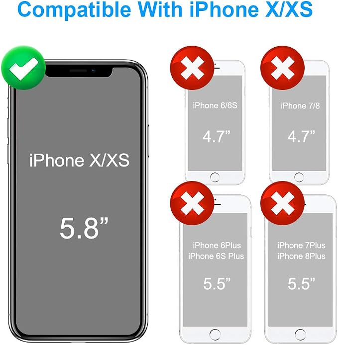Mitywah Waterproof Case Compatible with iPhone X/XS, [Full Body Protective] Cover Built-in [Shield Screen Protection] [Shockproof] [Military Grade Defender] [Metal] [Heavy Duty ] Shell Outdoor,Red