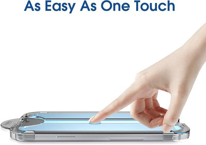 amFilm Auto-alignment OneTouch for Samsung Galaxy S25+ Plus 6.7'' Screen Protector + Camera Lens Protector, Tempered Glass, 30 seconds Installation, Bubble Free, Case Friendly, Anti-Scratch [2+2 Pack] | Auto-alignment, OneTouch, 6.7'', Tempered Glass, ...