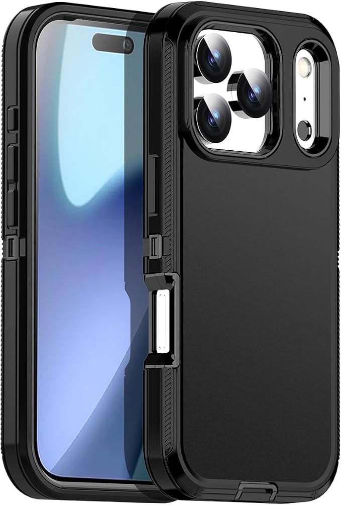 AICase for iPhone 17 Pro Case(6.3"),Heavy Duty Drop Protection Full Body Rugged Shockproof/Drop Proof/Dust Proof Military Protective Tough Durable Phone Cover for iPhone 17 Pro 2025_BG024