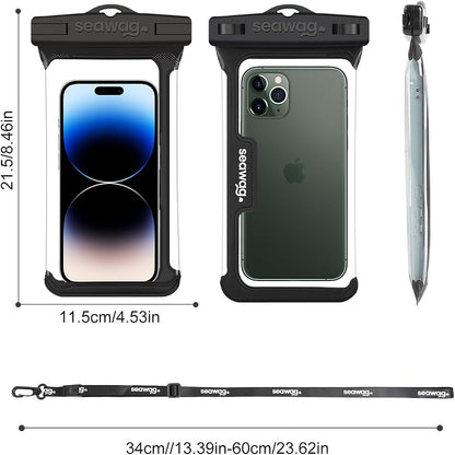 SEAWAG Smart Phone Waterproof Case 6.9" with Easy Access to Side Buttons