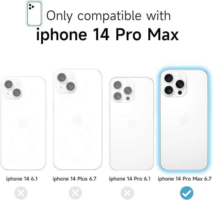 for iPhone 14 Pro Max Case Silicone Compatible with Magsafe Case, Ultra Slim Thin Magnetic Phone Cases Mag Safe, Cute Soft Rubber Gel Matte Plain Wireless Charging Cover for Women, Light Pink