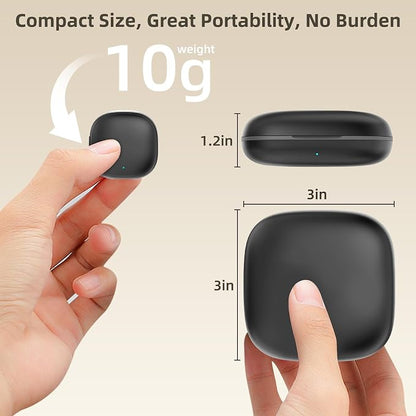 Wireless Lavalier Microphone for iPhone 16 15 Android - Ai Noise Cancelling Mini Phone Microphone USB C Magnetic Mic with 35H Charging Case for Video Recording Tiktok YouTube Vlogging