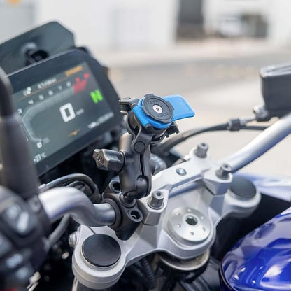 Quad Lock 1" Ball Adaptor Motorcycle Phone Mount Kit with Vibration Dampener and MAG Universal Adaptor