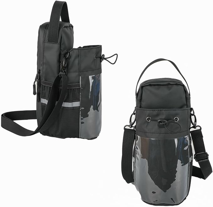 Magnetic Gym Bag for Men & Women – Strong Magnetic Water Bottle Holder & Touch-Screen Phone Pocket | Adjustable Strap Sling Bag for Gym, Travel, Sports | Keep Items Secure & Off Dirty Floors
