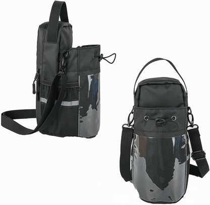 Magnetic Gym Bag for Men & Women – Strong Magnetic Water Bottle Holder & Touch-Screen Phone Pocket | Adjustable Strap Sling Bag for Gym, Travel, Sports | Keep Items Secure & Off Dirty Floors
