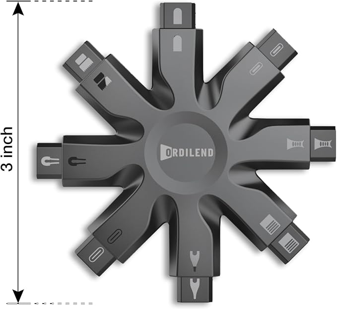 Ordilend Phone Cleaning Kit, Charging Port & Speaker Cleaner for iPhone Android iPad, Dust Removal Tool for Lightning Port, Headphone Jack, Smartwatch, Electronic Cleaning Kit