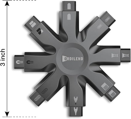Ordilend Phone Cleaning Kit, Charging Port & Speaker Cleaner for iPhone Android iPad, Dust Removal Tool for Lightning Port, Headphone Jack, Smartwatch, Electronic Cleaning Kit