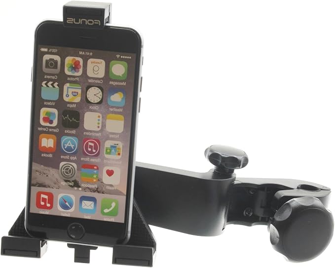 Selna Car Mount Headrest Holder Compatible with Samsung Galaxy Z Fold6/Fold5/Fold4/Fold/3, Back Seat Cradle Swivel Dock Entertainment