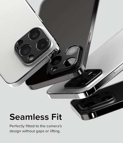 Ringke Camera Styling [Make the Phone Look Better] Compatible with iPhone 15 Pro Max Camera Lens Protector and iPhone 15 Pro Camera Lens Protector, Protective Stylish Aluminum Frame - Black