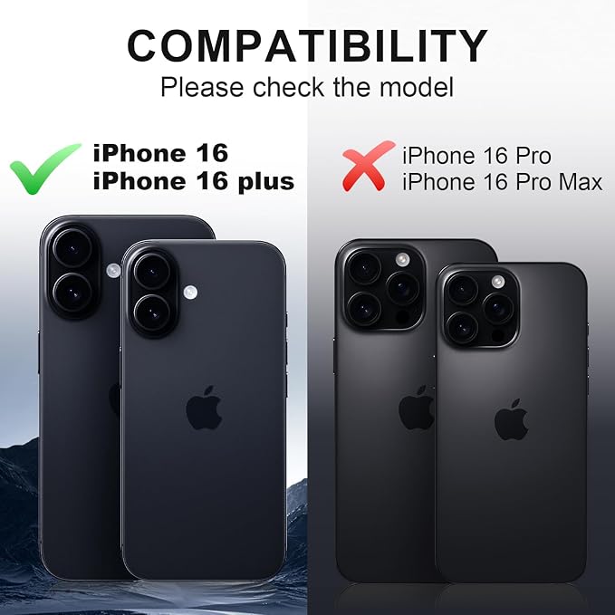 AFARER 2Pack Camera Lens Protector for iPhone 17/iPhone16/16Plus, 9H Aerospace Tempered Glass Anti-Scratch,Strong Powerful Protection,Does not Affect Night Shots,Pink
