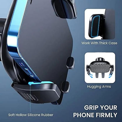Car Phone Holder - Flexible Gooseneck Long Arm Phone Mount for Windshield with Washable Strong Suction Cup for All iPhone Android Smartphone