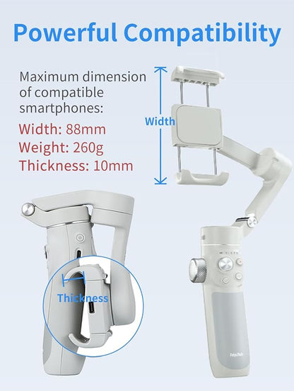 FeiyuTech VB 4SE Phone Gimbal with Magnetic Fill Light