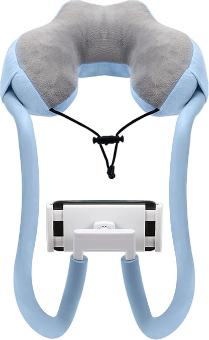 MoKo Neck Phone Holder, Lazy Gooseneck Phone Pillow Holder Bracket, 360° Rotate Phone Tablet Stand for 4"-11" Device, fits iPhone 17/17 Air/17 Pro/17 Pro Max, iPhone 16/Pro/Pro Max/Plus, iPhone 15/Pro