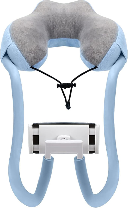 MoKo Neck Phone Holder, Lazy Gooseneck Phone Pillow Holder Bracket, 360° Rotate Phone Tablet Stand for 4"-11" Device, fits iPhone 17/17 Air/17 Pro/17 Pro Max, iPhone 16/Pro/Pro Max/Plus, iPhone 15/Pro