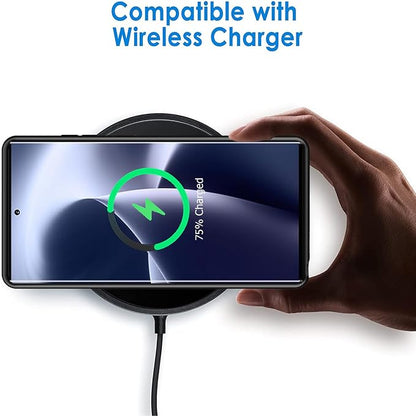 Battery Case for Galaxy S25 Ultra,Upgraded 12000mAh High Capacity Rechargeable Portable Protective Extended Charger Case Wireless Charging Compatible with S25 Ultra (6.9 inch) Charging Cover (Black)