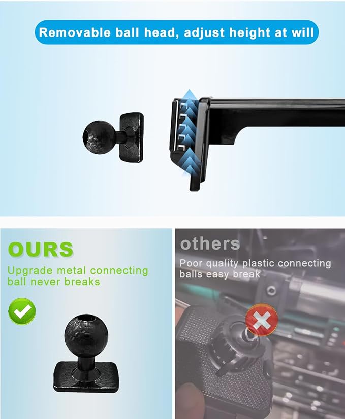 Magnetic Car Phone Holder for Toyota RAV4 Accessories 2019 2020 2021 2022 2023 2024 2025 Cell Phone Mount for RAV4 LE/SE/XLE/XLE Premium/Adventure(with 7/8-inch Screen only)