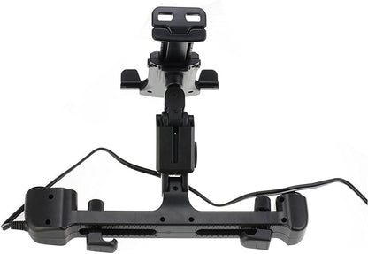 Navitech in Car Portable Tablet Head Rest/Headrest Mount/Holder with 4.2A Integrated car Charger Port Compatible with Lenovo TAB X103F 10.1"