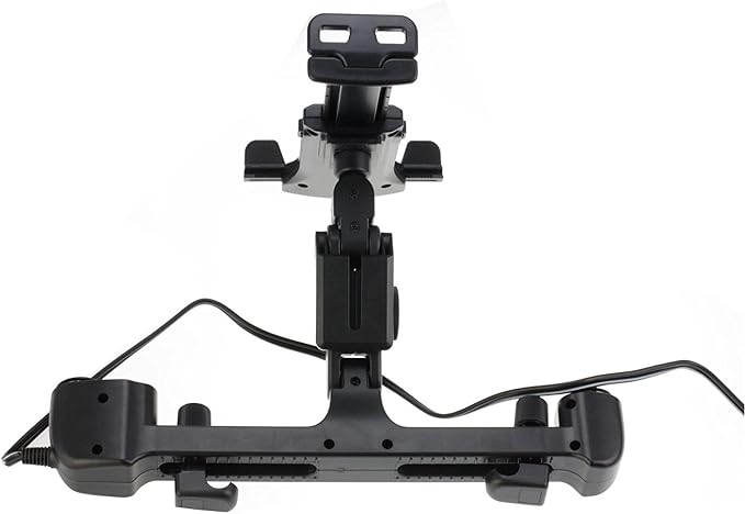 Navitech in Car Portable DVD Player Head Rest/Headrest Mount/Holder with 4.2A Integrated car Charger Port Compatible with Supersonic 9 inch DVD and tv