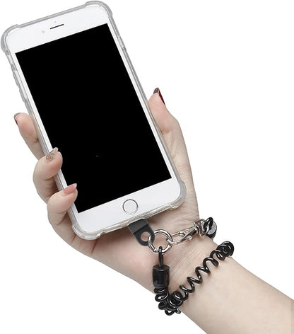 Doormoon Phone Lanyard Tether with 2 TPU Patch, Cell Phone Lanyard with 1 Phone Tether, 2 TPU Patch for Outdoor Hiking Climbing